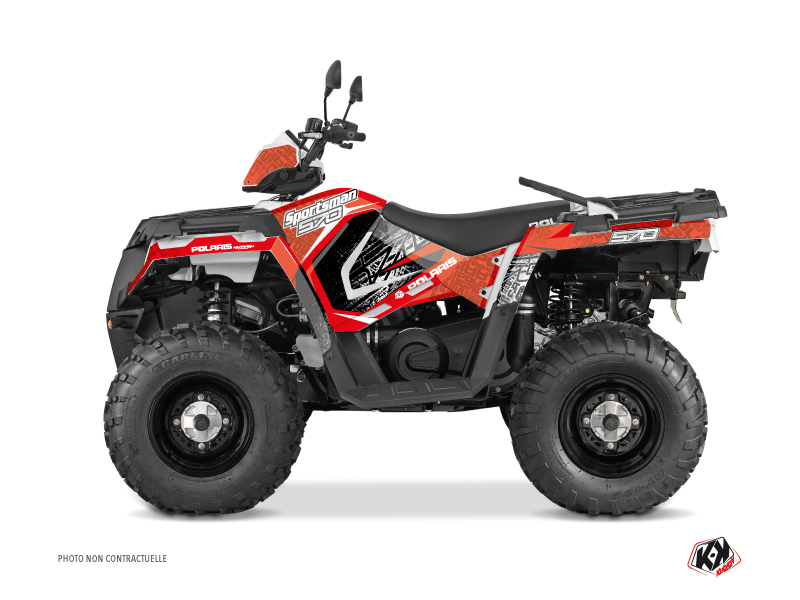 Kit Decor Quad Rock Polaris 570 Sportsman Touring Rosso (2018-2023)