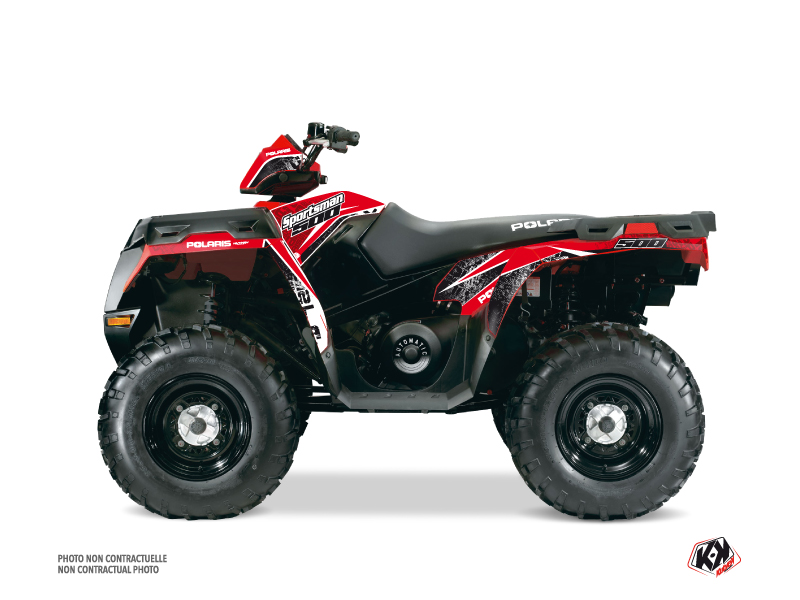 Kit Decor Quad Rock Polaris 500 Sportsman Forest Rosso (2011-2023)