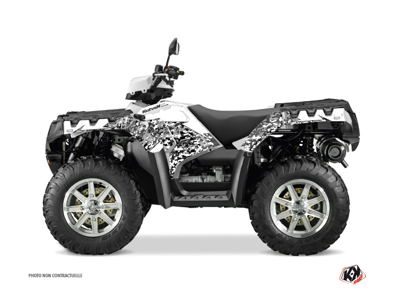 Kit Decorazione Quad Predator Polaris 500-800 Sportsman Forest Bianco (2011-2023)