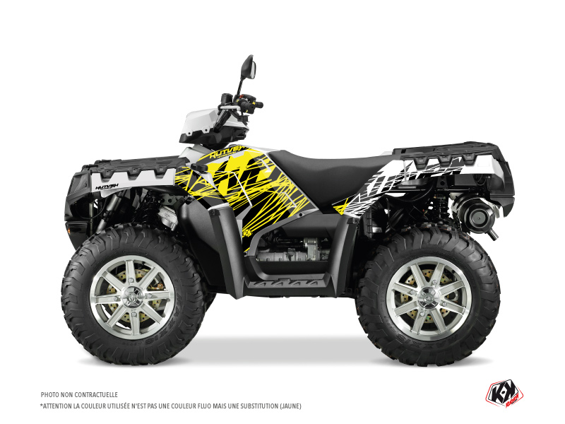Kit Decor Quad Eraser Fluo Polaris 550 Sportsman Forest Giallo (2010-2012)