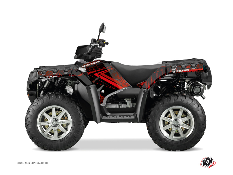Kit Decor Quad Rock Polaris 550-850-1000 Sportsman Touring Nero Rosso (2013-2016)