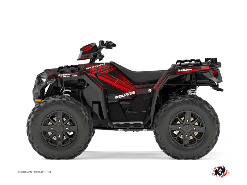 Kit Decor Quad Rock Polaris 850 Sportsman Forest Nero Rosso (2009-2012)