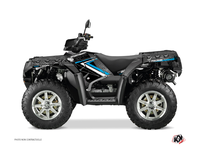 Kit Decor Quad Rock Polaris 1000 Sportsman Touring Nero Blu (2010-2012)