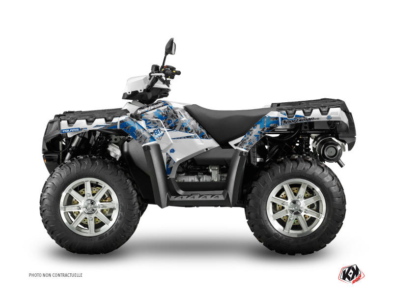 Kit Decor Quad Vintage Polaris 1000 Sportsman Touring Grigio Blu (2013-2023)