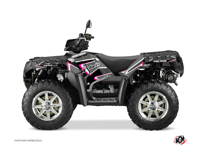 Kit Decor Quad Vintage Polaris 1000 Sportsman Touring Nero Rosa (2013-2023)