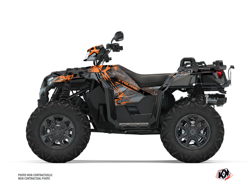 Kit Decor Quad Evil Polaris 1000 Sportsman XP S Forest Grigio Arancio (2020-2023)