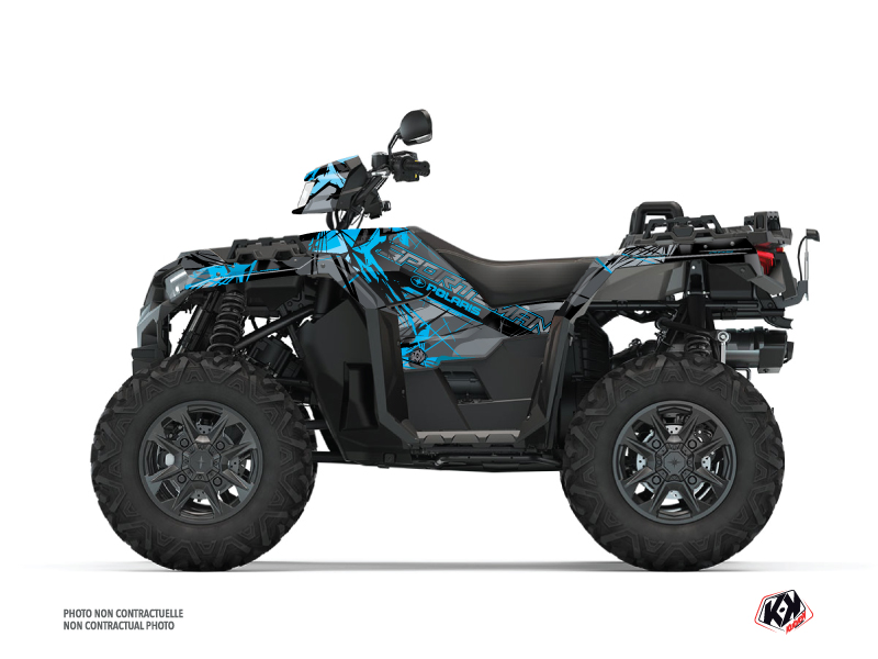 Kit Decor Quad Evil Polaris 1000 Sportsman XP S Forest Grigio Blu (2020-2023)