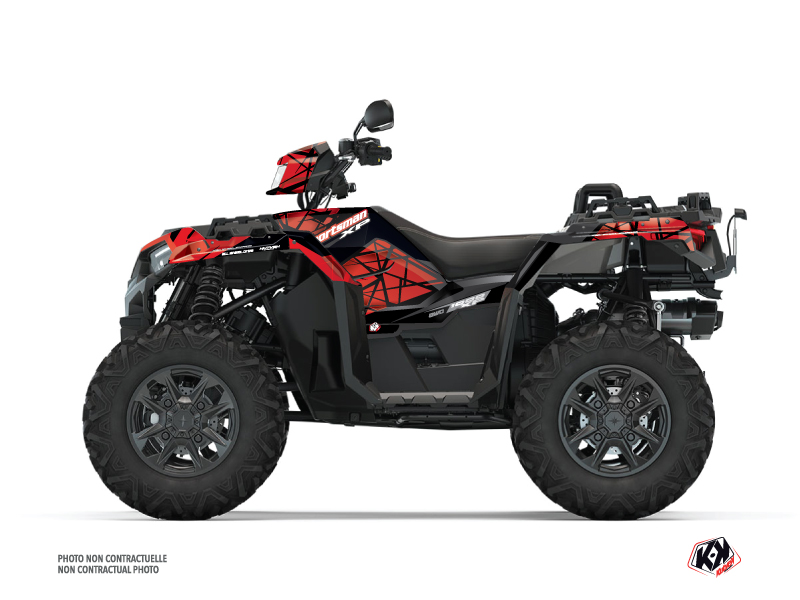 Kit Decor Quad Spin Polaris 1000 Sportsman XP S Forest Nero Rosso (2020-2023)