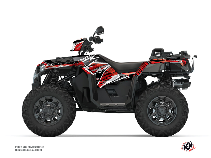 Kit Decor Quad Jungle Polaris 1000 Sportsman XP S Forest Nero Rosso (2020-2023)
