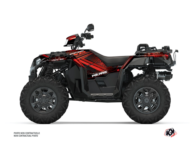 Kit Decor Quad Rock Polaris 1000 Sportsman XP S Forest Nero Rosso (2020-2023)