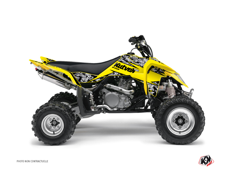 Kit Decorazione Quad Predator Suzuki 450 LTR Giallo (2007-2014)