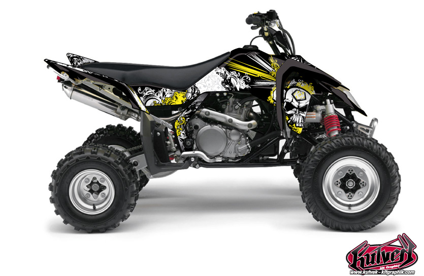 Kit Decor Quad Trash Suzuki 450 LTR Nero Giallo (2007-2014)