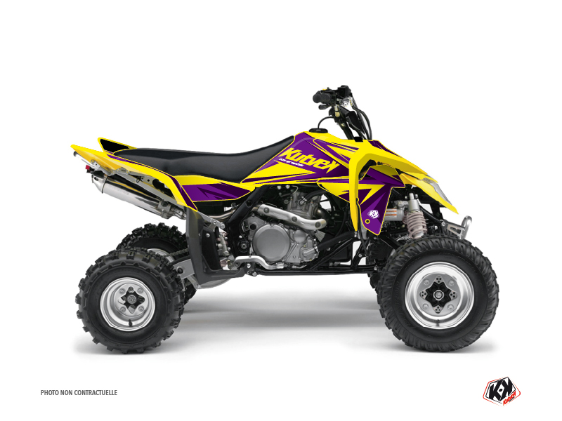 Kit Decor Quad Stage Suzuki 450 LTR Giallo Viola (2007-2014)