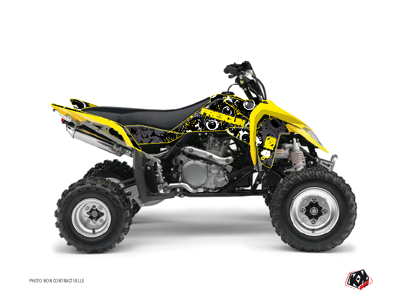 Kit Decorazione Quad Freegun Eyed Suzuki 450 LTR Giallo (2007-2014)