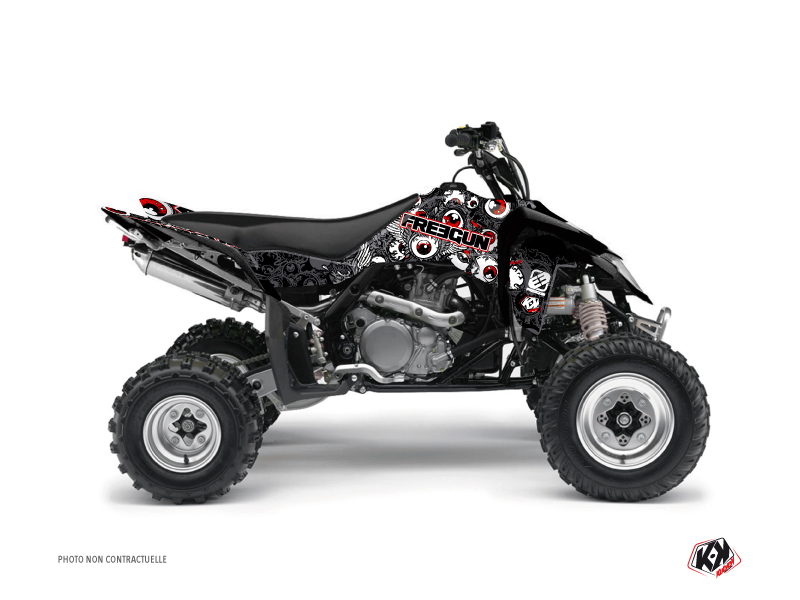 Kit Decor Quad Freegun Eyed Suzuki 450 LTR Grigio Rosso (2007-2014)