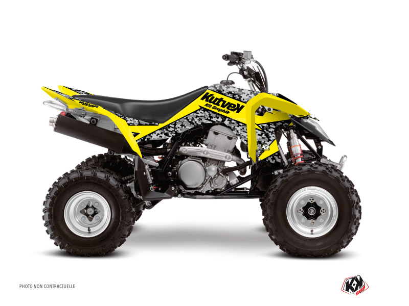 Kit Decorazione Quad Predator Suzuki 400 LTZ IE Giallo (2009-2011)