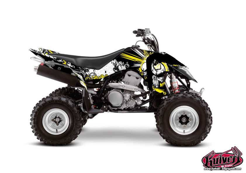 Kit Decor Quad Trash Suzuki 400 LTZ IE Nero Giallo (2009-2011)