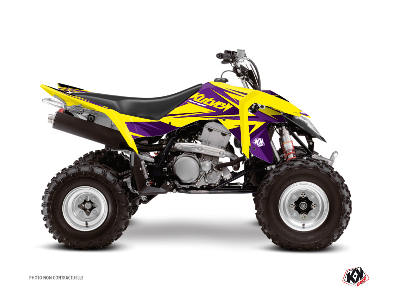 Kit Decor Quad Stage Suzuki 400 LTZ IE Giallo Viola (2009-2011)