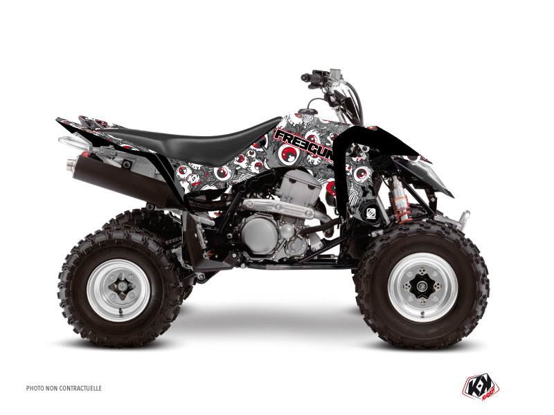 Kit Decor Quad Freegun Eyed Suzuki 400 LTZ IE Grigio Rosso (2009-2011)