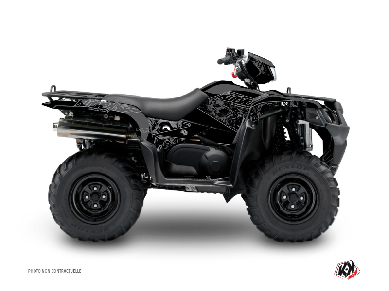 Kit Decorazione Quad Zombies Dark Suzuki King Quad 400 Nero (2008-2017)
