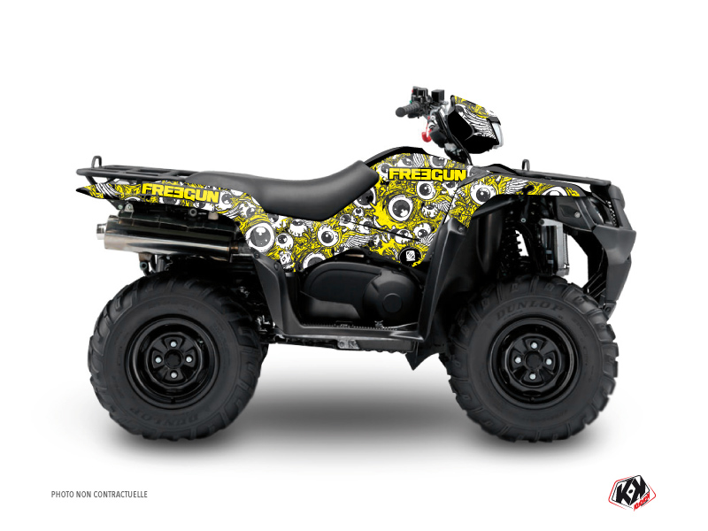 Kit Decor Quad Freegun Eyed Suzuki King Quad 500 Giallo (2019-2023)
