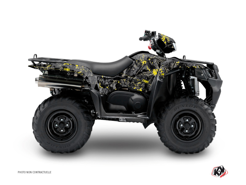 Kit Decor Quad Camo Suzuki King Quad 750 Nero Giallo (2007-2018)