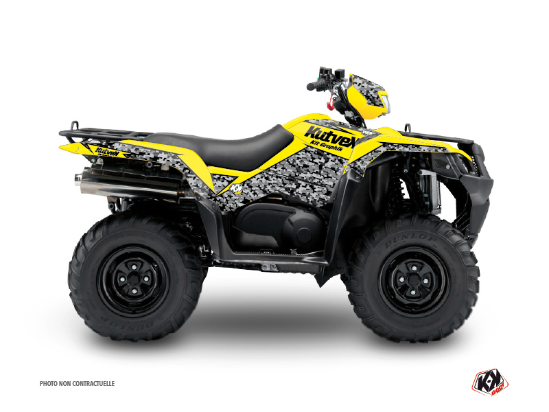 Kit Decorazione Quad Predator Suzuki King Quad 750 Giallo (2007-2018)