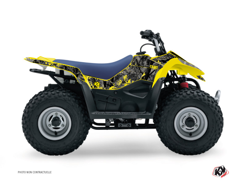 Kit Decor Quad Camo Suzuki 80 LT Nero Giallo (1987-2003)