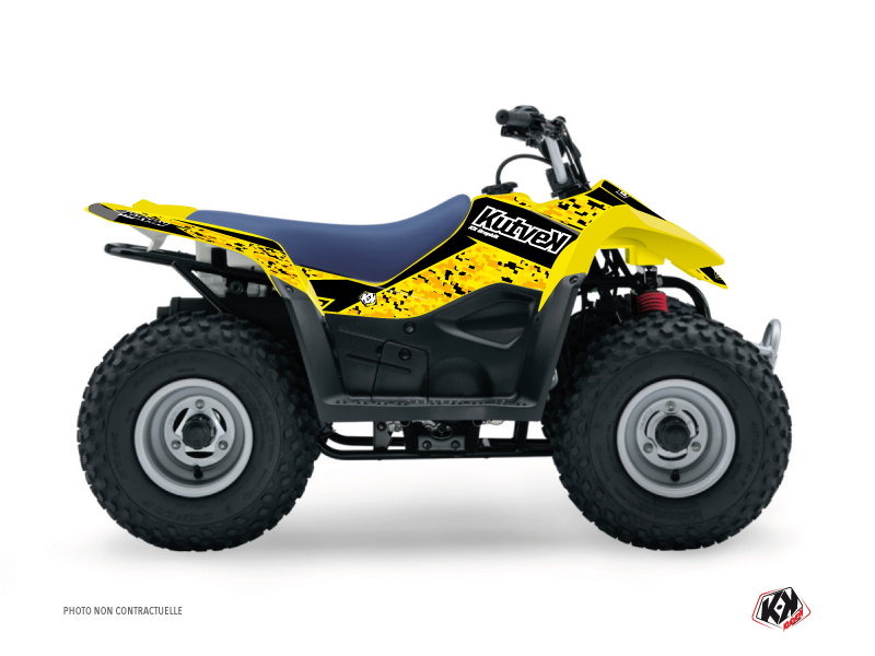 Kit Decorazione Quad Predator Suzuki 80 LT Nero Giallo (1987-2003)