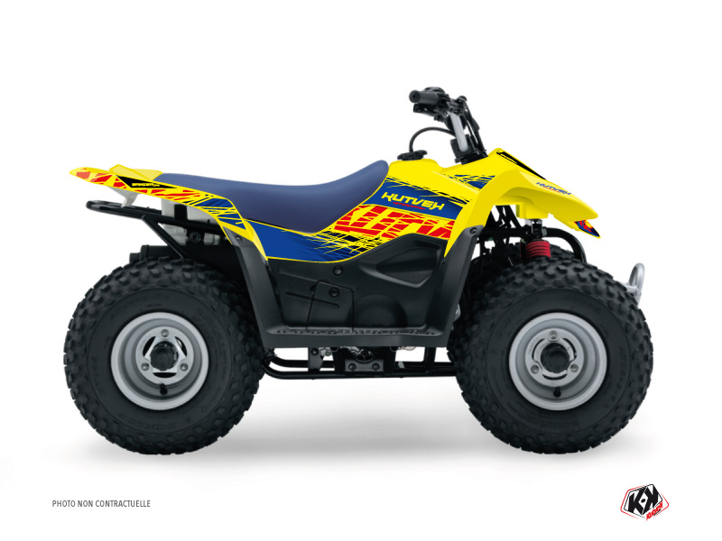Kit Decorazione Quad Eraser Suzuki 90 LTZ Blu Giallo (2007-2013)