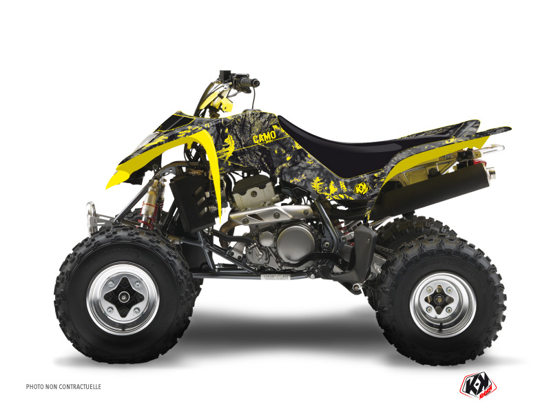 Kit Decor Quad Camo Suzuki 250 LTZ Nero Giallo (2004-2011)