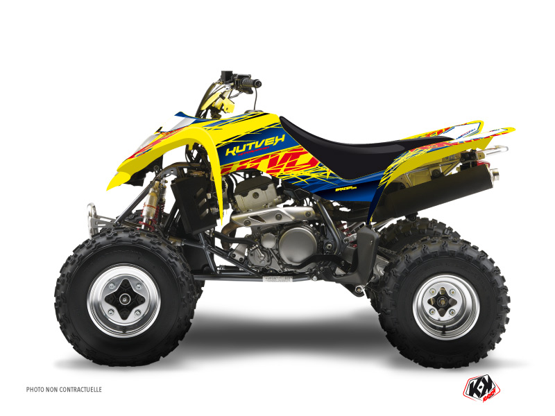 Kit Decorazione Quad Eraser Suzuki 250 LTZ Blu Giallo (2004-2011)