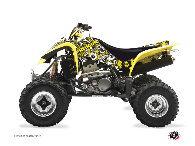 Kit Decorazione Quad Freegun Eyed Suzuki 250 LTZ Giallo (2004-2011)