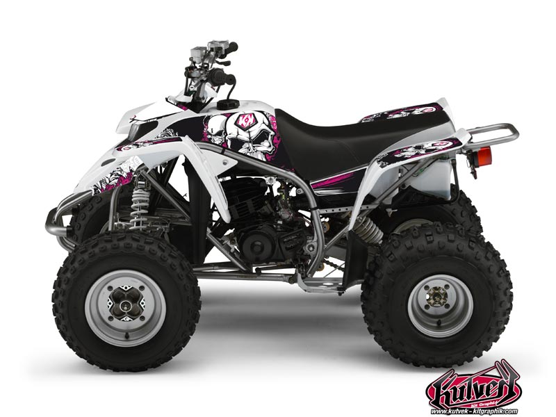 Kit Decor Quad Trash Yamaha Blaster Nero Rosa (2003-2007)