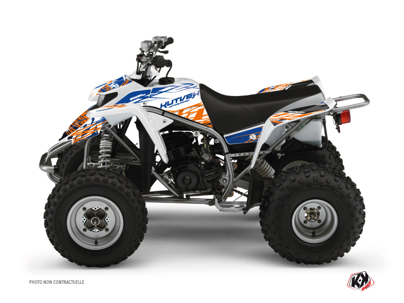 Kit Decorazione Quad Eraser Yamaha Blaster Blu Arancione (2003-2007)