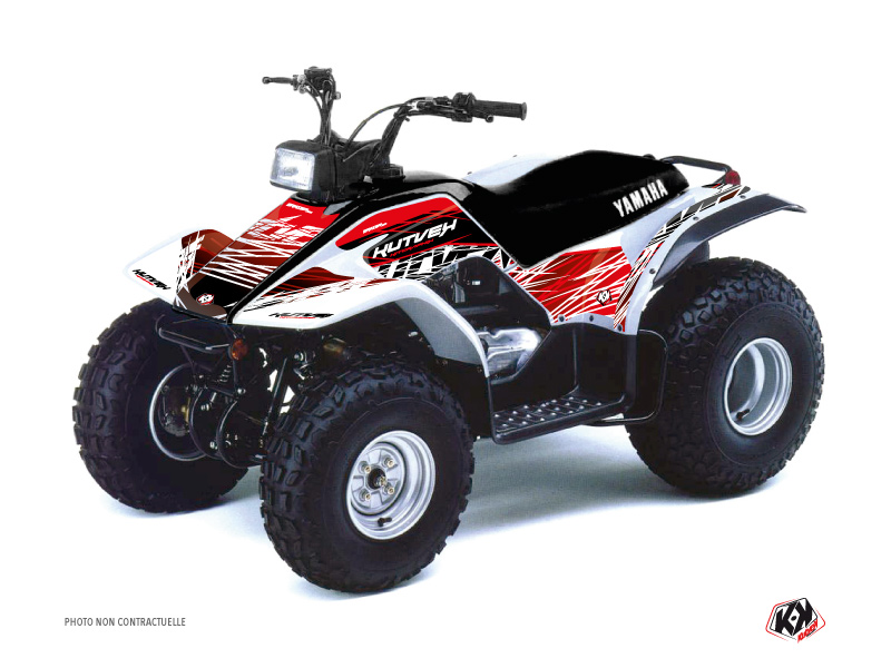 Kit Decorazione Quad Eraser Yamaha Breeze Rosso Bianco (1994-2004)