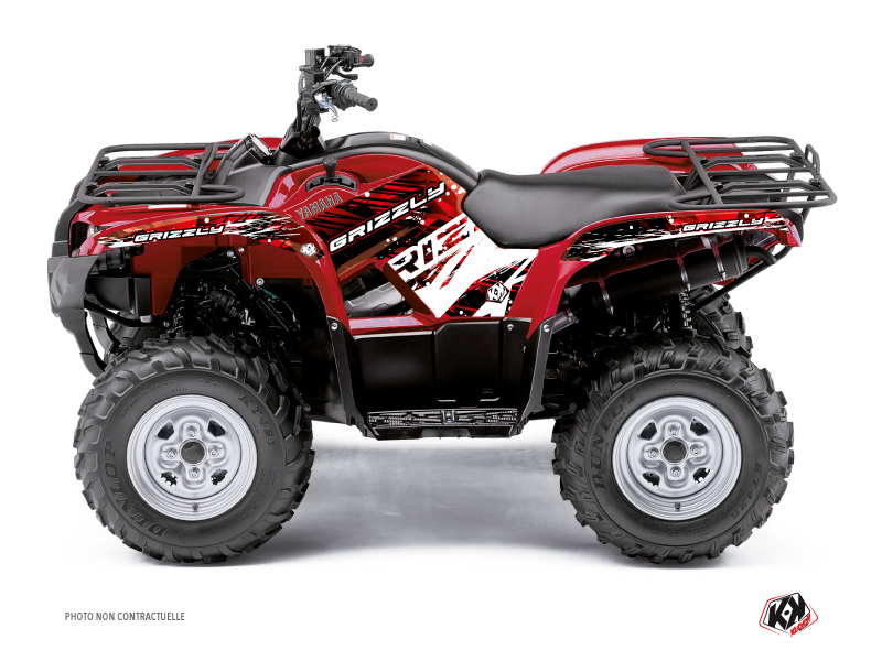 Kit Decorazione Quad Wild Yamaha 125 Grizzly Rosso (2005-2013)