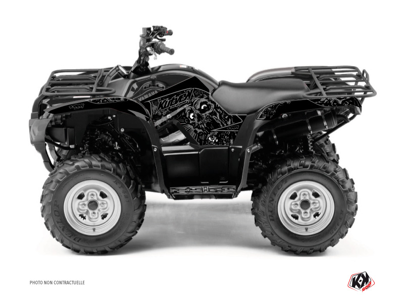 Kit Decor Quad Zombies Dark Yamaha 125 Grizzly Nero (2005-2013)