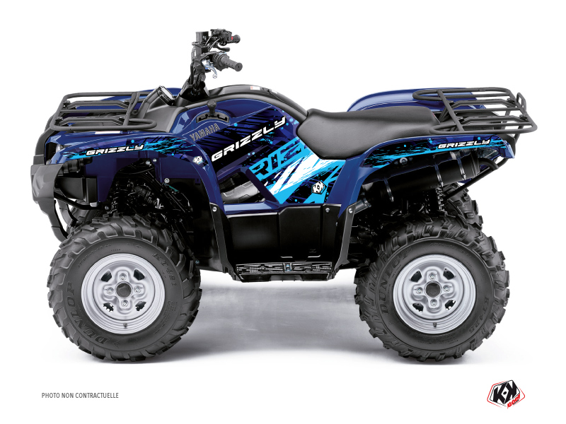 Kit Decorazione Quad Wild Yamaha 350 Grizzly Blu (2006-2018)