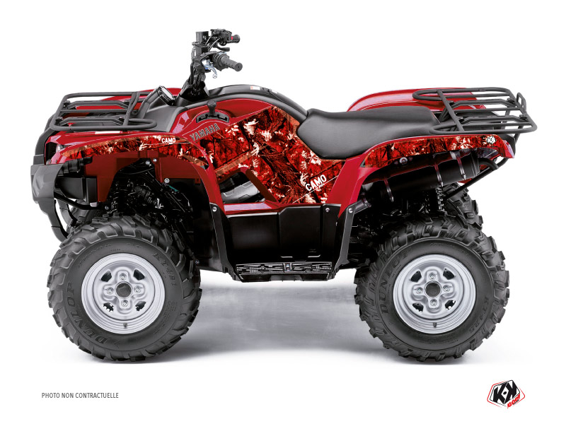 Kit Decor Quad Camo Yamaha 550-700 Grizzly Rosso (2008-2015)