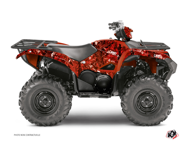 Kit Decor Quad Camo Yamaha 700-708 Grizzly Rosso (2016-2021)