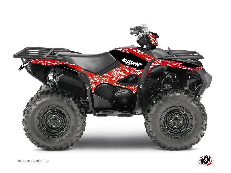 Kit Decor Quad Predator Yamaha 700-708 Grizzly Rosso (2016-2021)