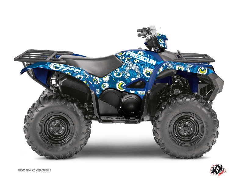 Kit Decor Quad Freegun Eyed Yamaha 700-708 Grizzly Blu (2016-2021)