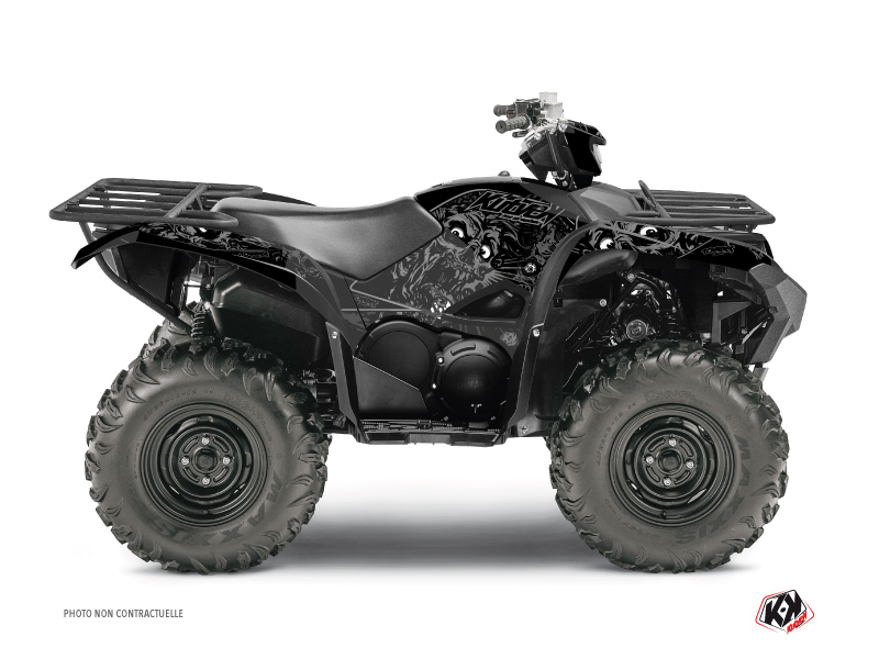 Kit Decor Quad Zombies Dark Yamaha 700-708 Grizzly Nero (2016-2021)
