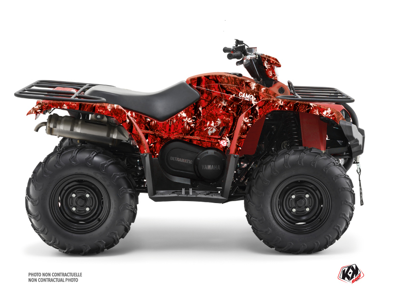 Kit Decor Quad Camo Yamaha 450 Kodiak Rosso (2003-2017)
