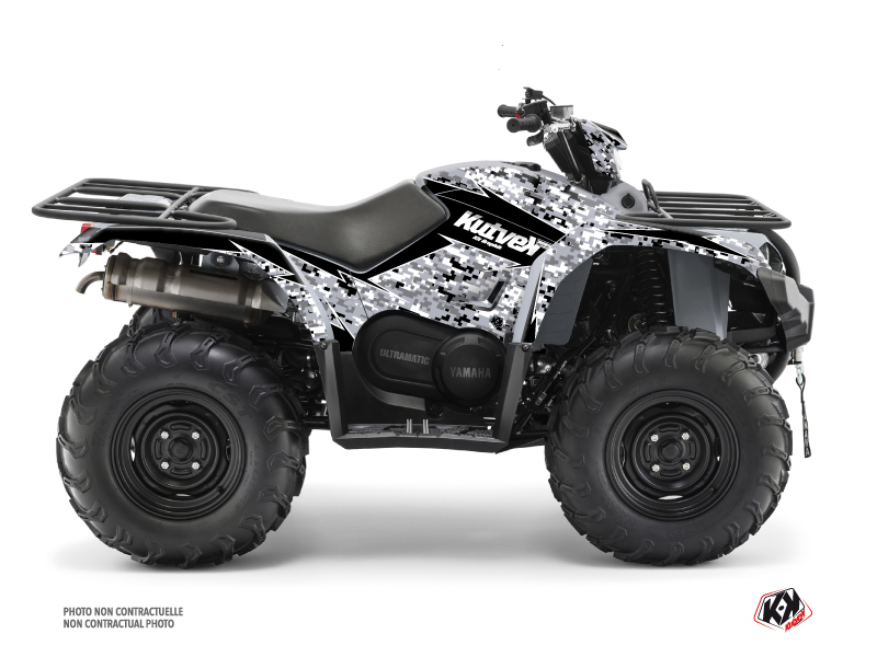 Kit Decorazione Quad Predator Yamaha 450 Kodiak Grigio (2018-2023)