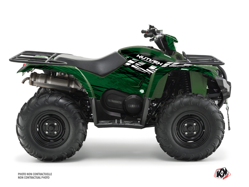 Kit Decor Quad Eraser Yamaha 450 Kodiak Nero Verde (2018-2023)