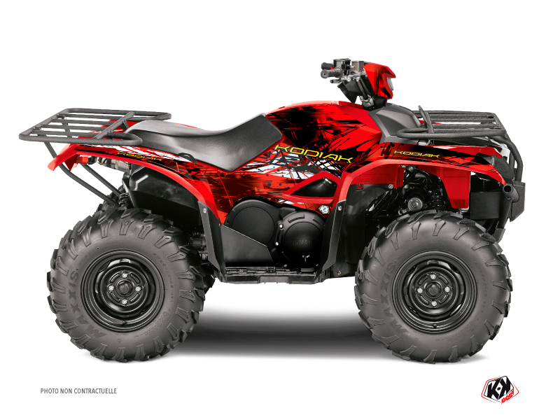Kit Decorazione Quad Wild Yamaha 700-708 Kodiak Rosso (2016-2023)