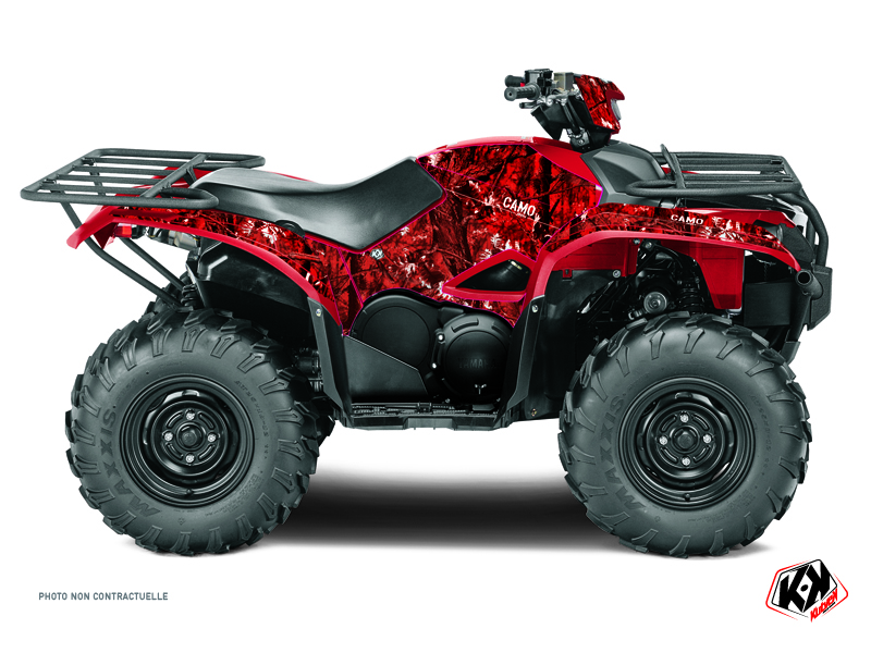 Kit Decor Quad Camo Yamaha 700-708 Kodiak Rosso (2016-2023)