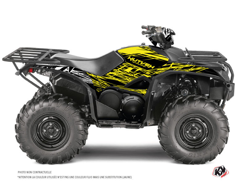 Kit Decor Quad Eraser Fluo Yamaha 700-708 Kodiak Giallo (2016-2023)
